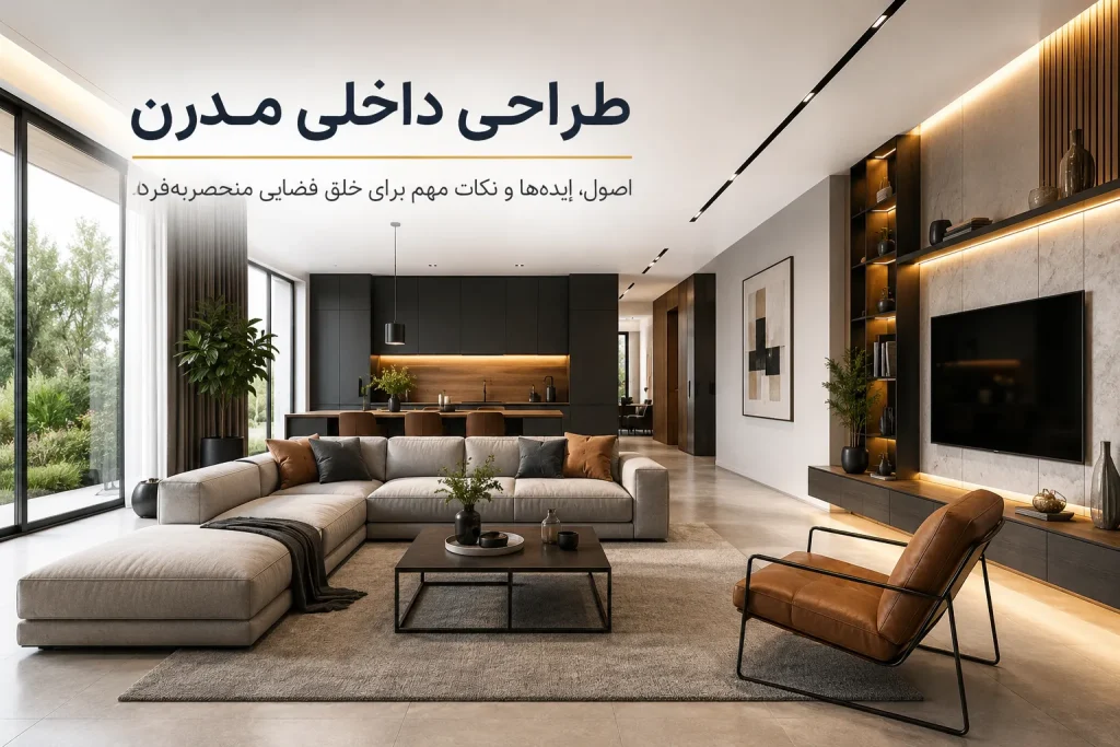 طراحی داخلی مدرن