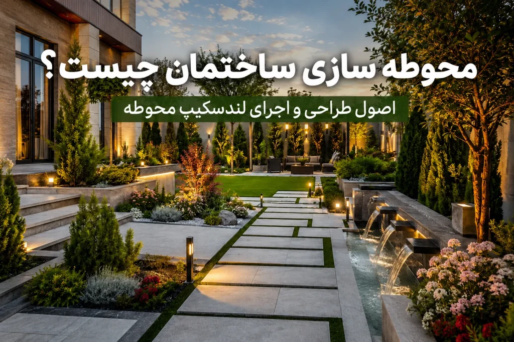 محوطه سازی ساختمان